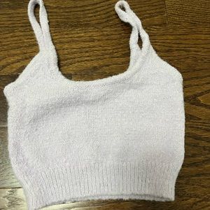 Garage- light purple fluffy tank